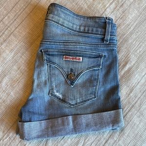 Hudson Jeans Croxley Mid Thigh Shorts Size 26